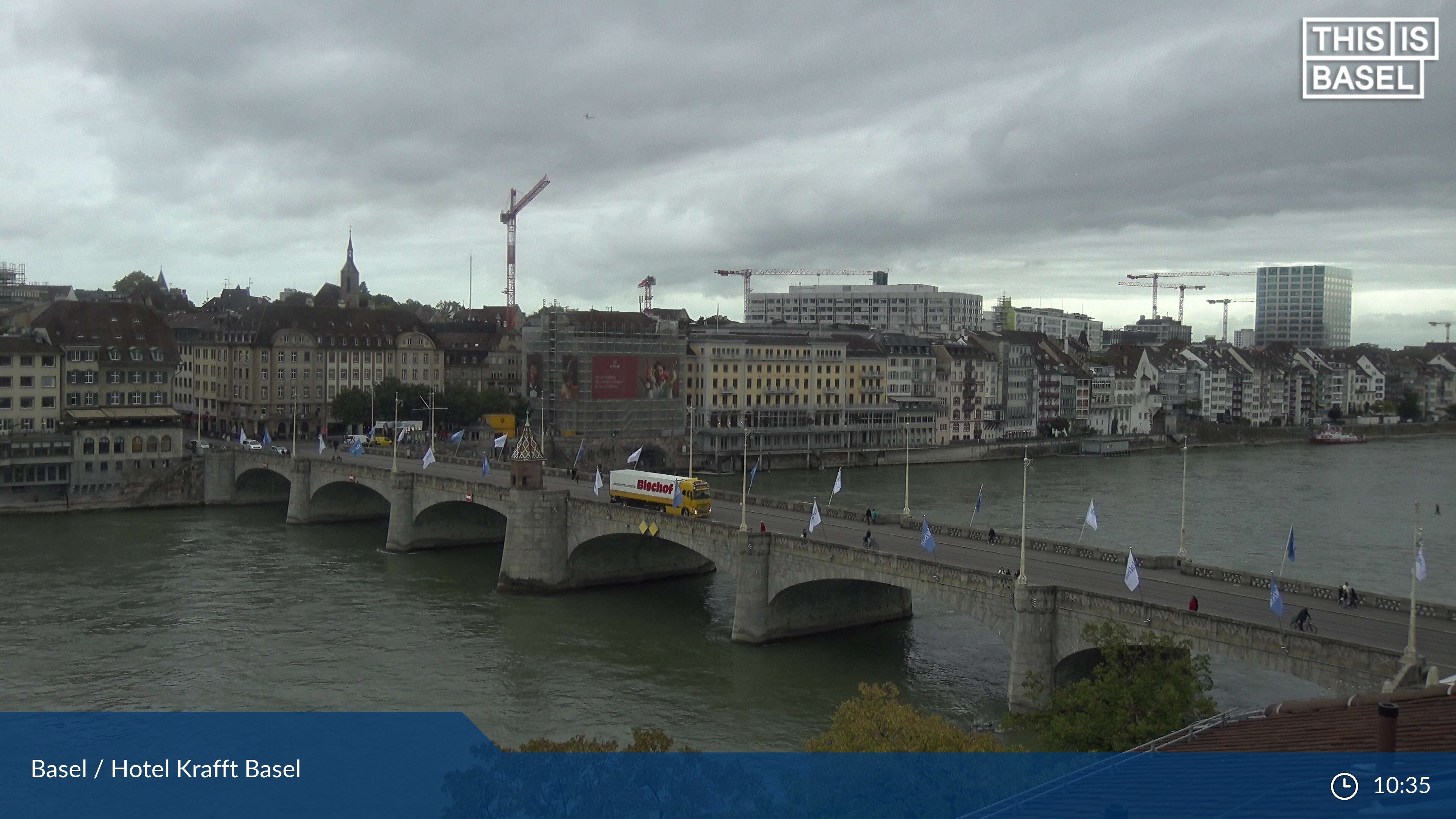 Basel: Middle Bridge, Basel - Martinskirche - Rhine Promenade - Pfalz - Basel Minster - Peterskirche - Wettsteinbrücke - Universität Basel - Spalentor