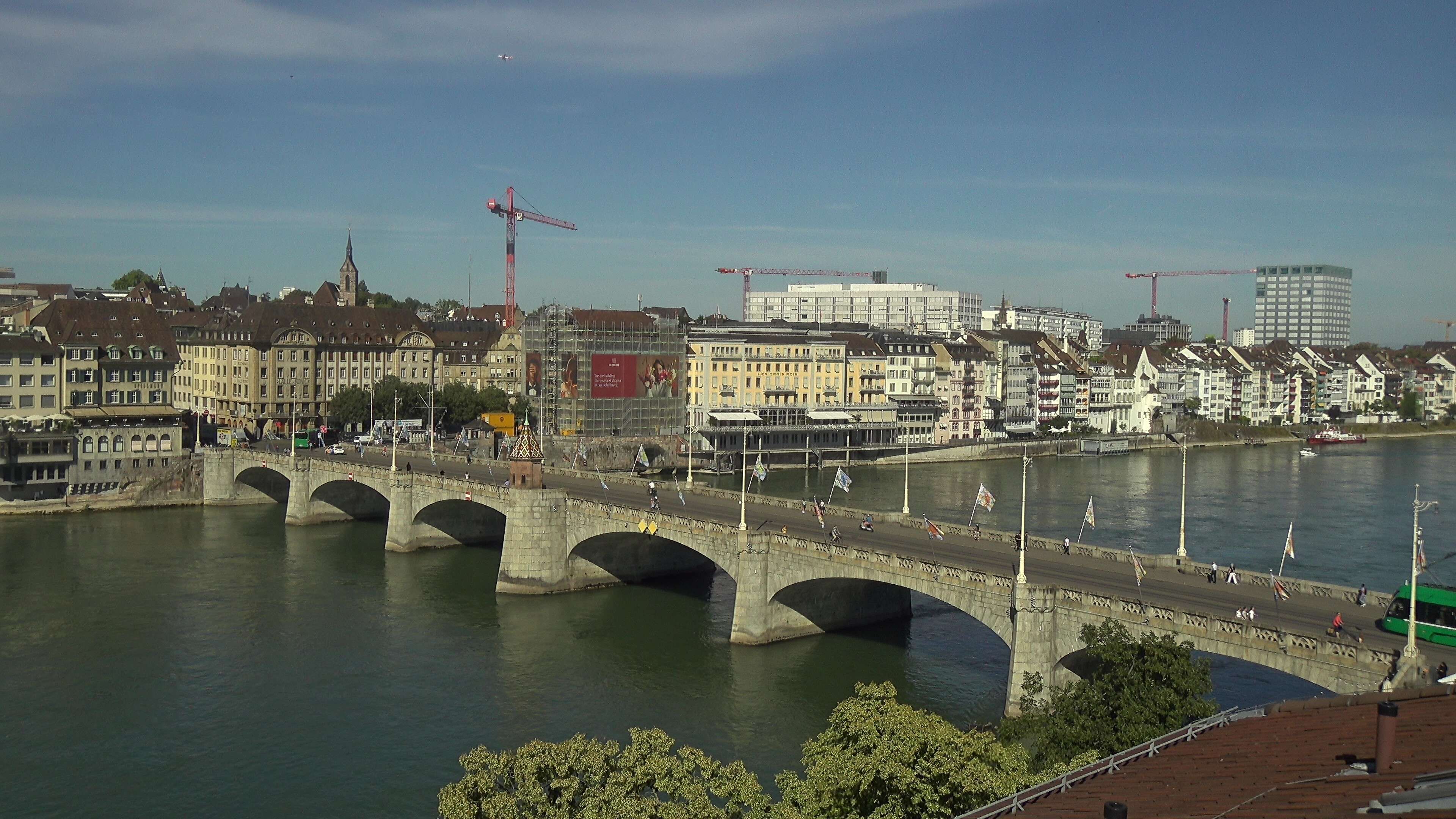 Basel: Middle Bridge, Basel - Martinskirche - Rhine Promenade - Pfalz - Basel Minster - Peterskirche - Wettsteinbrücke - Universität Basel - Spalentor