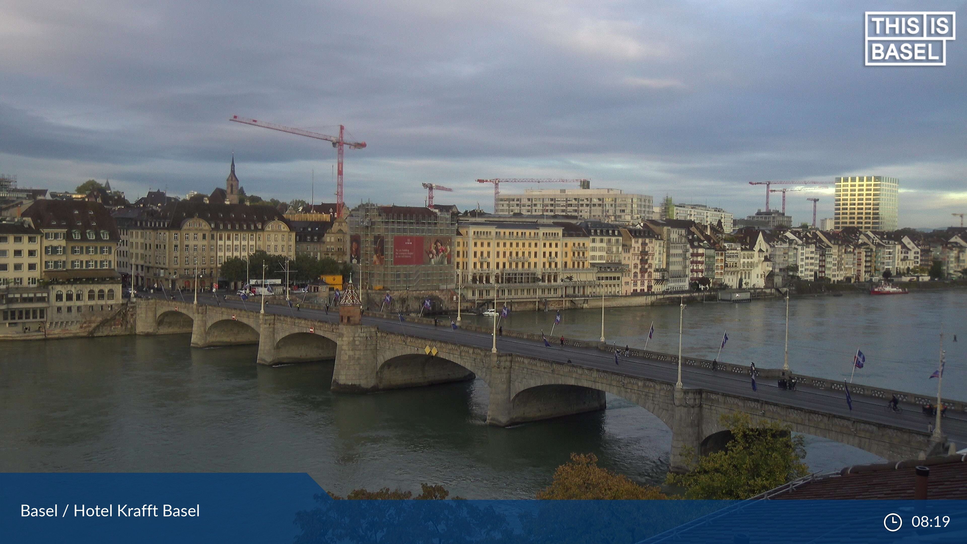 Basel: Middle Bridge, Basel - Martinskirche - Rhine Promenade - Pfalz - Basel Minster - Peterskirche - Wettsteinbrücke - Universität Basel - Spalentor