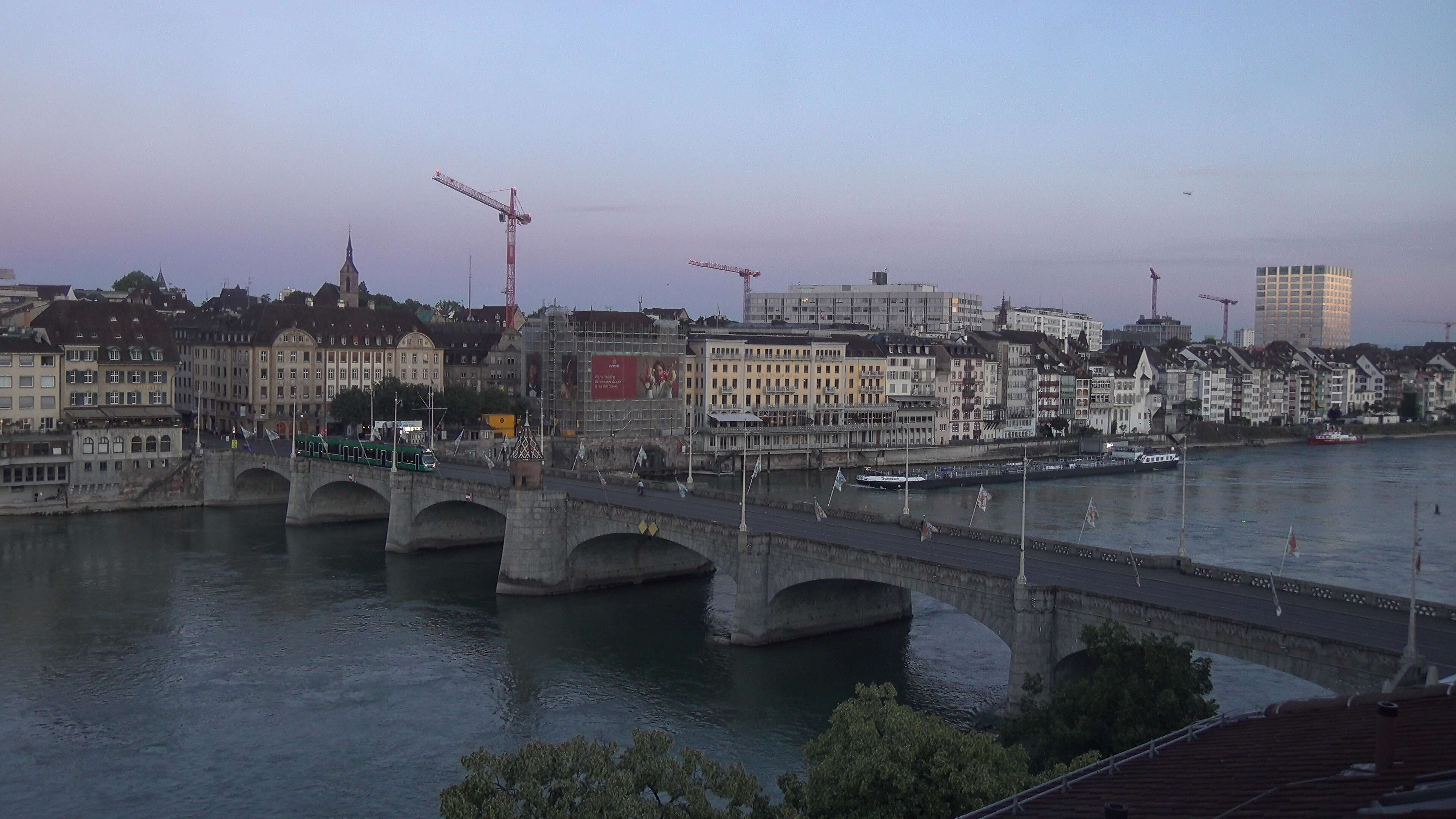 Basel: Middle Bridge, Basel - Martinskirche - Rhine Promenade - Pfalz - Basel Minster - Peterskirche - Wettsteinbrücke - Universität Basel - Spalentor