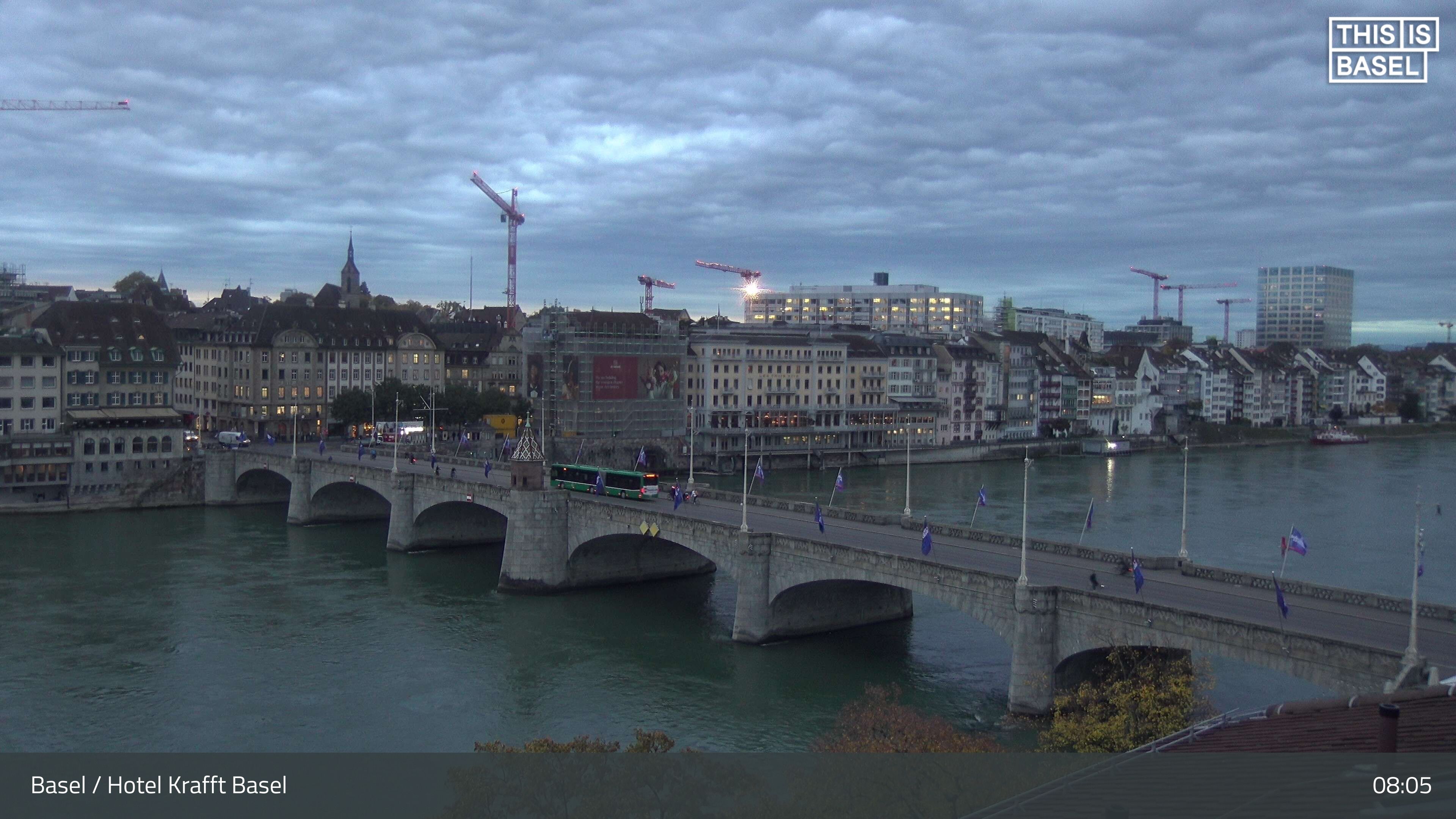 Basel: Middle Bridge, Basel - Martinskirche - Rhine Promenade - Pfalz - Basel Minster - Peterskirche - Wettsteinbrücke - Universität Basel - Spalentor