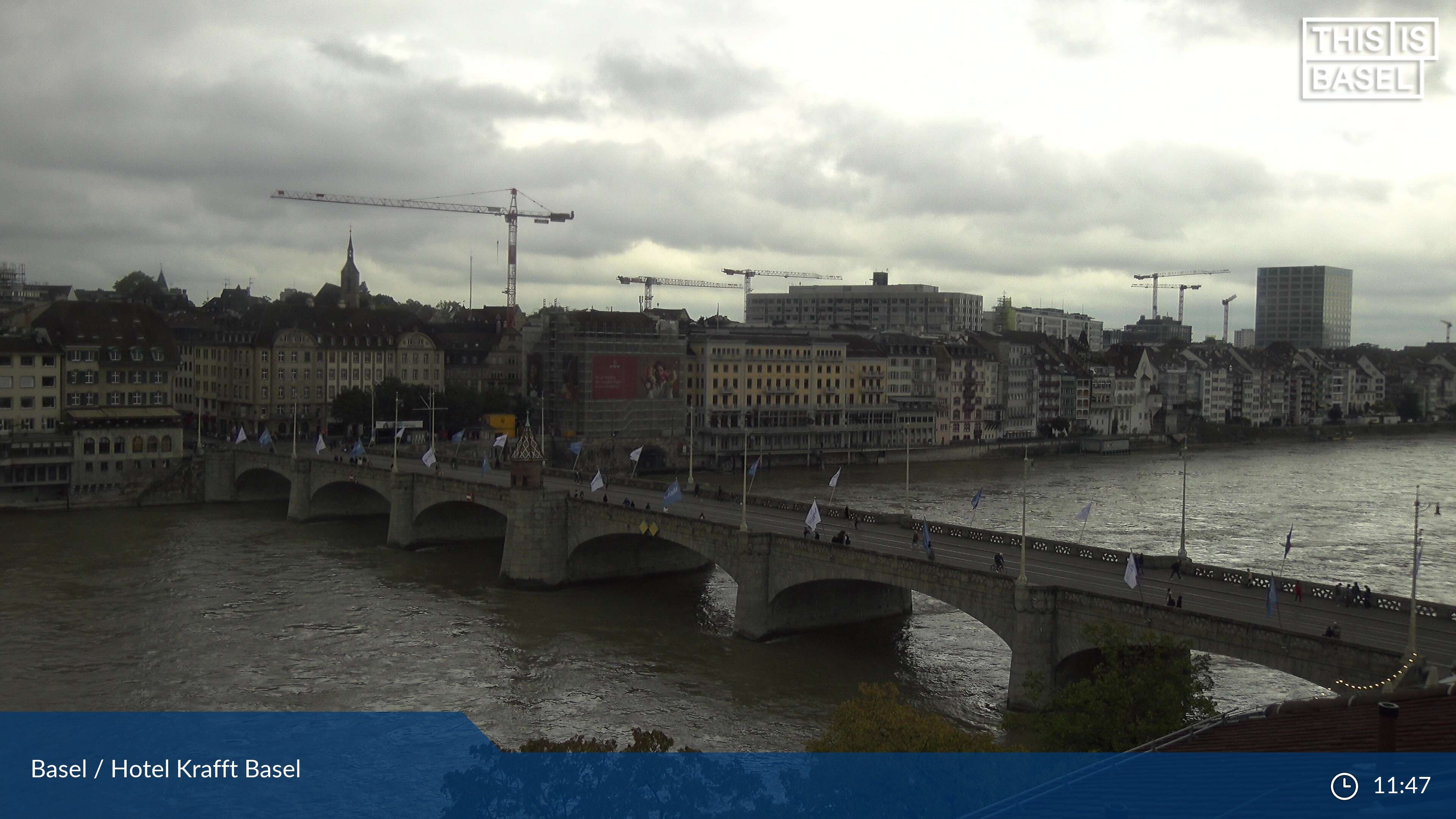 Basel: Middle Bridge, Basel - Martinskirche - Rhine Promenade - Pfalz - Basel Minster - Peterskirche - Wettsteinbrücke - Universität Basel - Spalentor