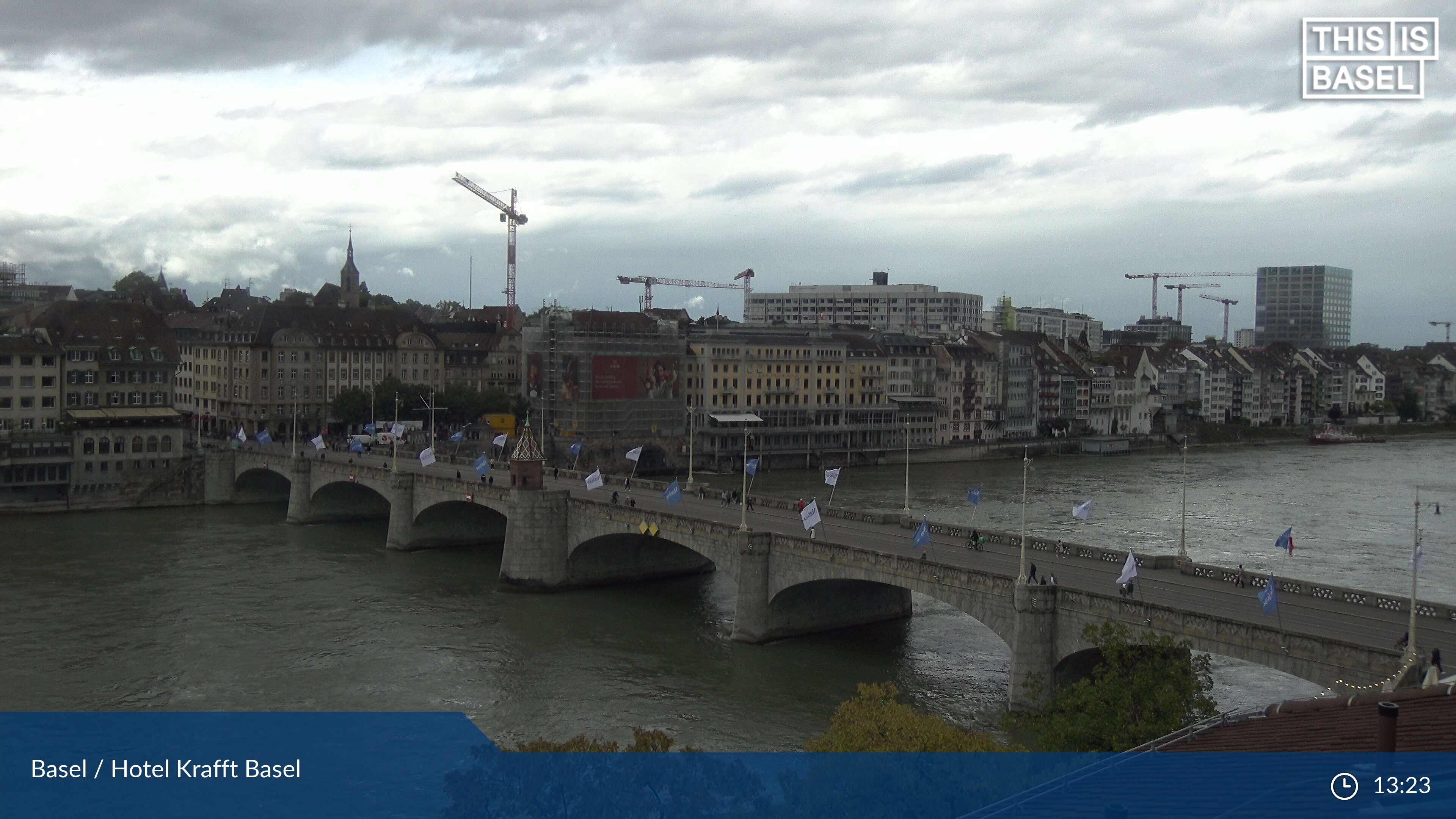 Basel: Middle Bridge, Basel - Martinskirche - Rhine Promenade - Pfalz - Basel Minster - Peterskirche - Wettsteinbrücke - Universität Basel - Spalentor