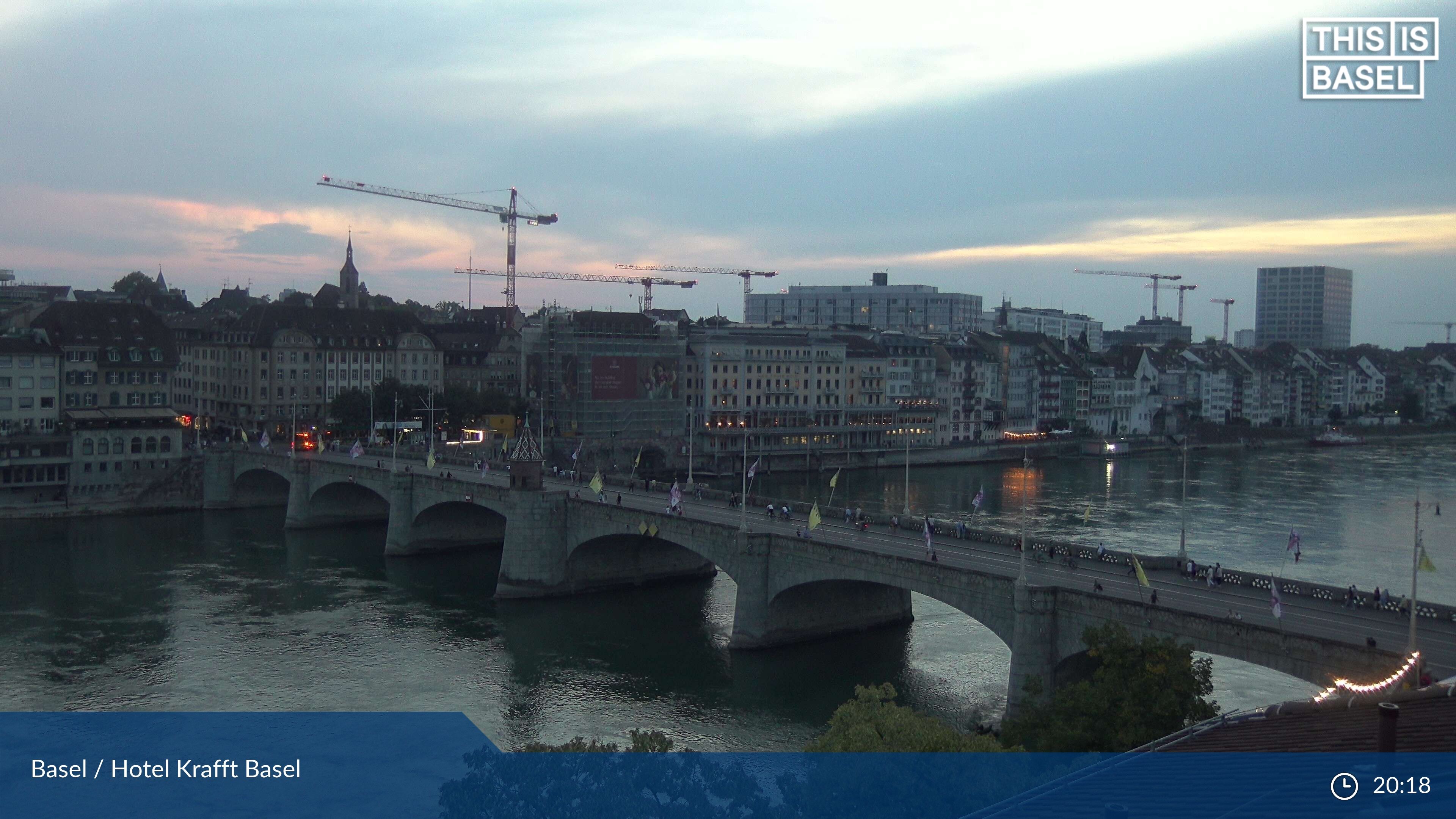 Basel: Middle Bridge, Basel - Martinskirche - Rhine Promenade - Pfalz - Basel Minster - Peterskirche - Wettsteinbrücke - Universität Basel - Spalentor