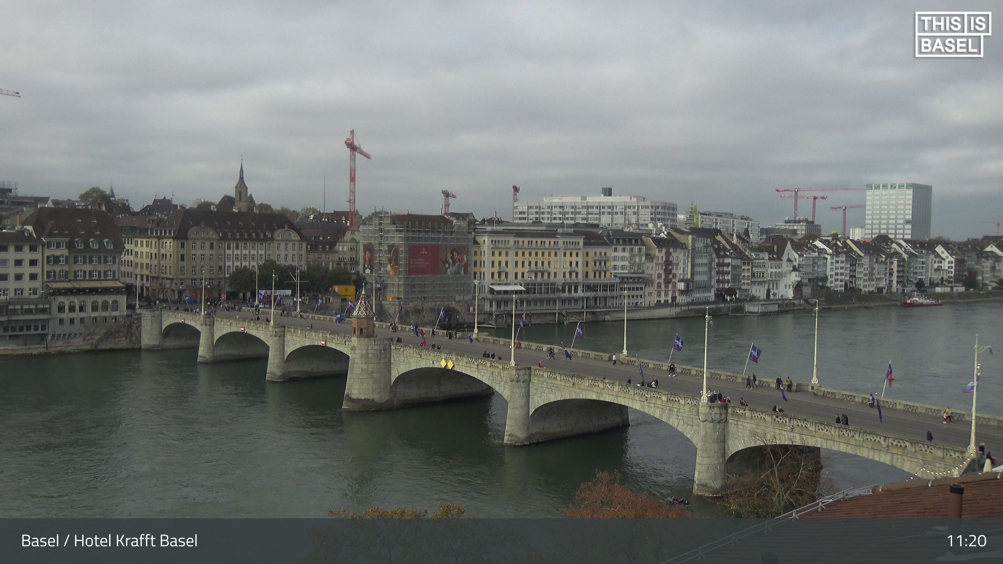 Basel: Middle Bridge, Basel - Martinskirche - Rhine Promenade - Pfalz - Basel Minster - Peterskirche - Wettsteinbrücke - Universität Basel - Spalentor