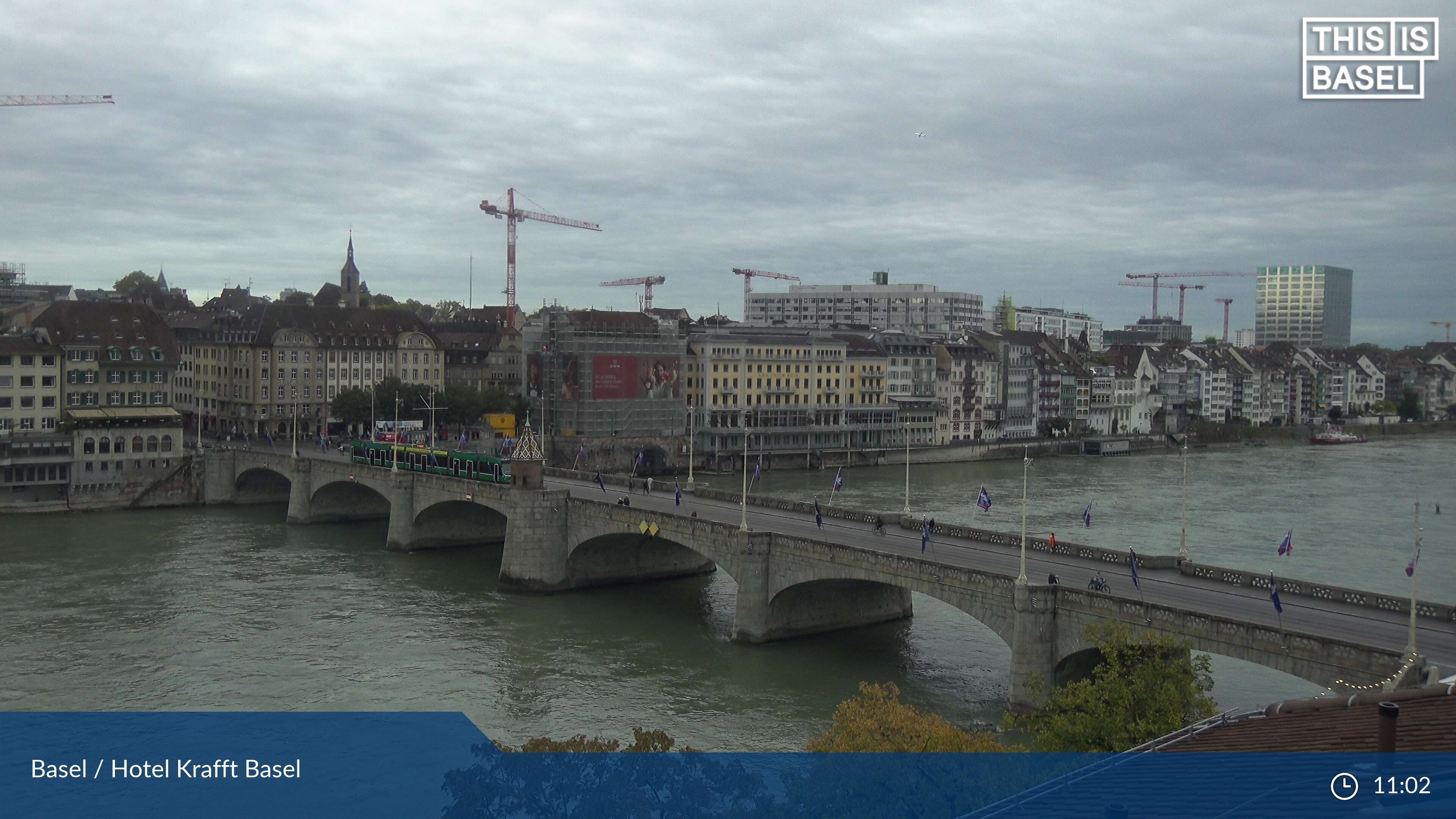 Basel: Middle Bridge, Basel - Martinskirche - Rhine Promenade - Pfalz - Basel Minster - Peterskirche - Wettsteinbrücke - Universität Basel - Spalentor