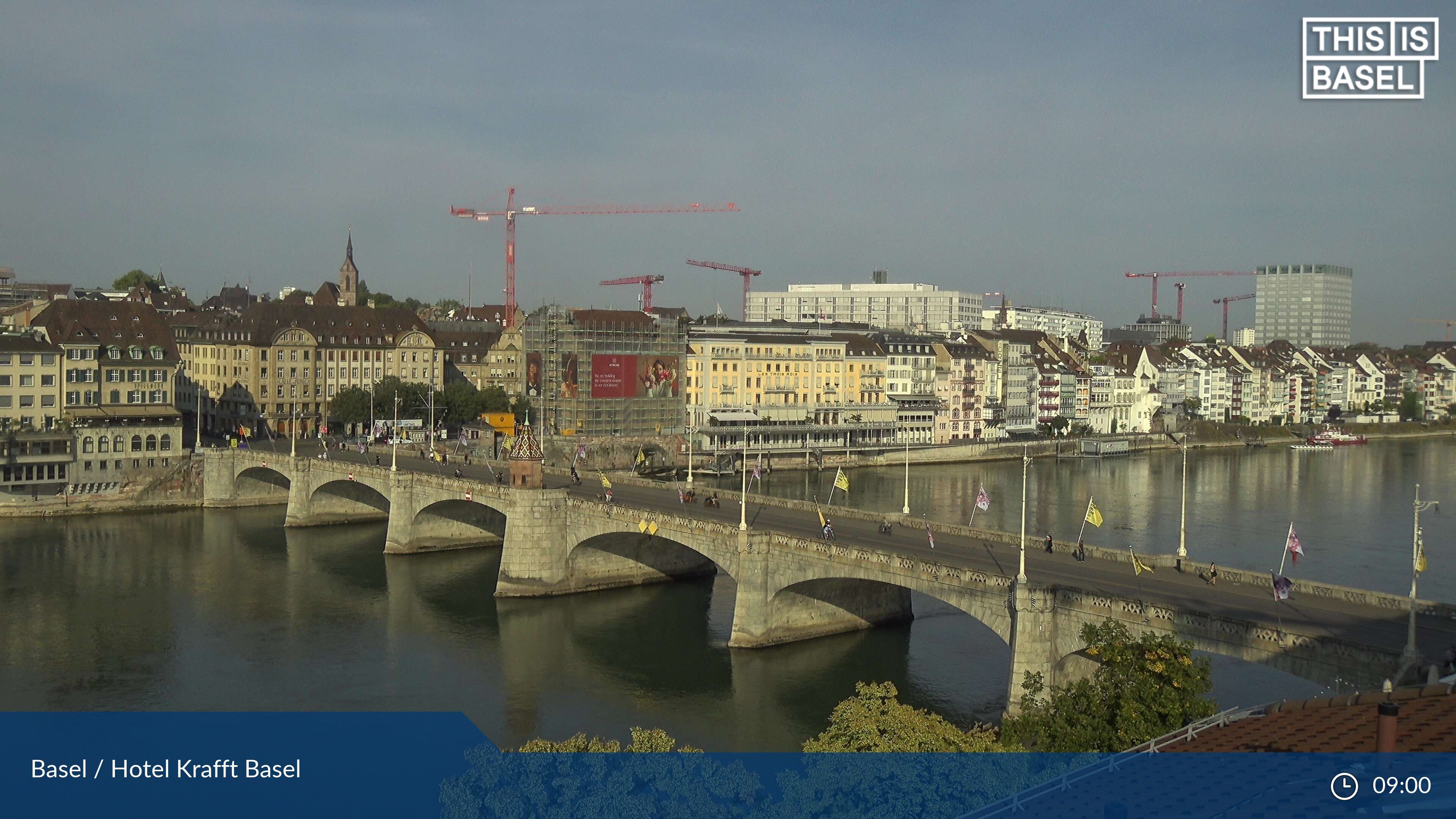 Basel: Middle Bridge, Basel - Martinskirche - Rhine Promenade - Pfalz - Basel Minster - Peterskirche - Wettsteinbrücke - Universität Basel - Spalentor