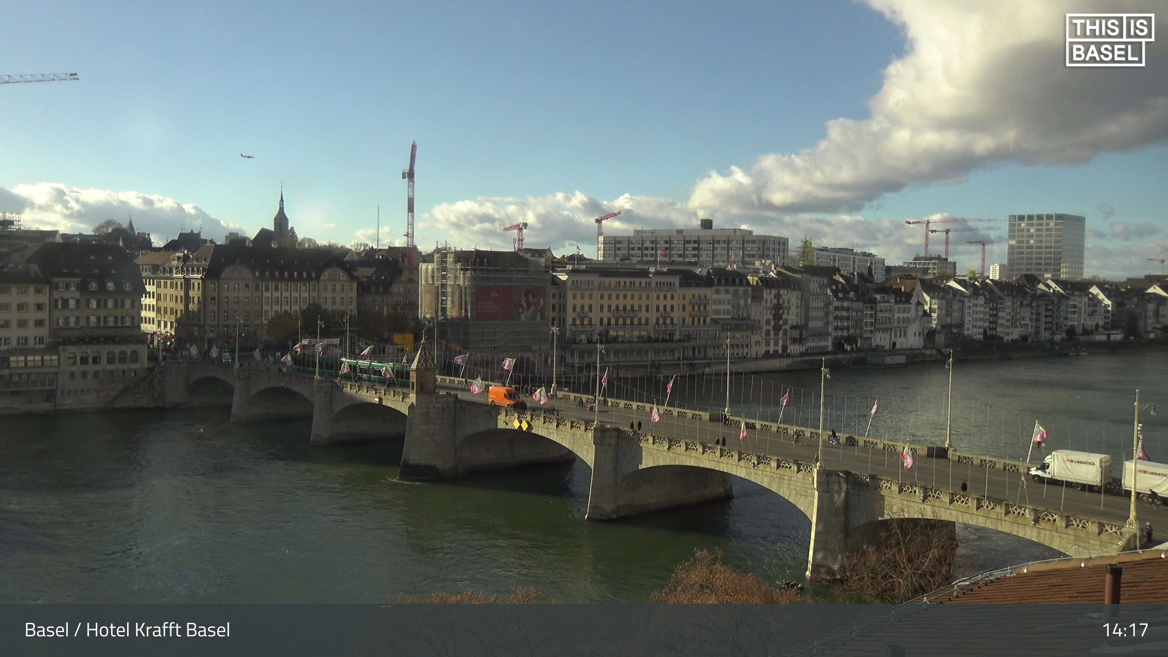 Basel: Middle Bridge, Basel - Martinskirche - Rhine Promenade - Pfalz - Basel Minster - Peterskirche - Wettsteinbrücke - Universität Basel - Spalentor