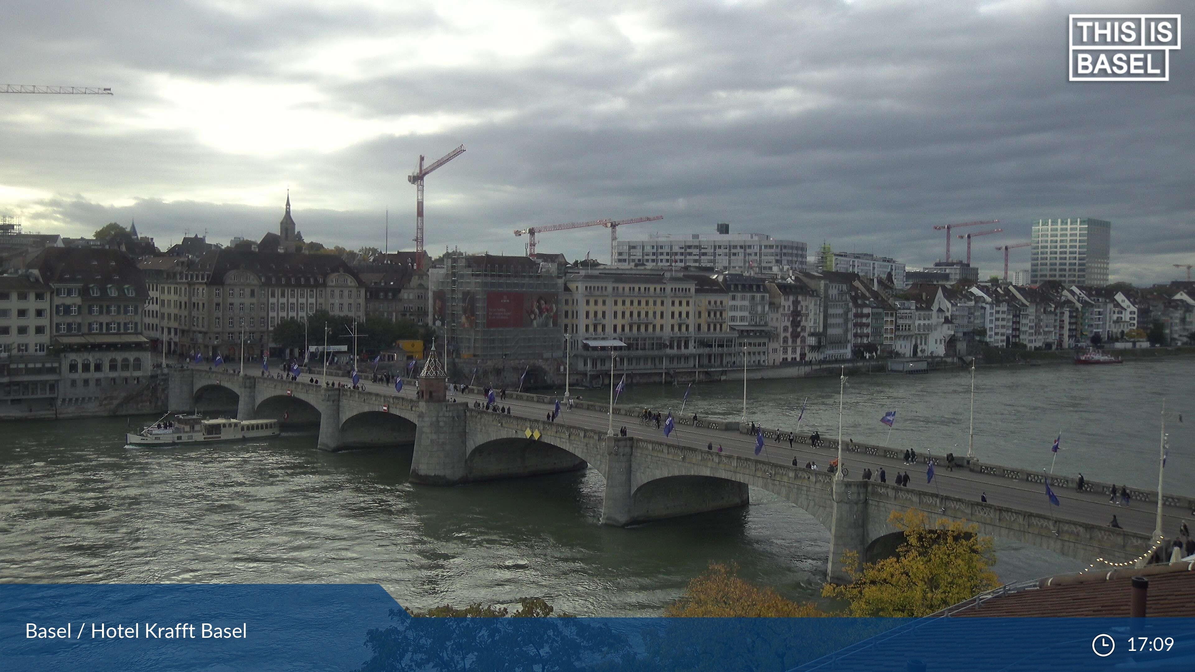 Basel: Middle Bridge, Basel - Martinskirche - Rhine Promenade - Pfalz - Basel Minster - Peterskirche - Wettsteinbrücke - Universität Basel - Spalentor