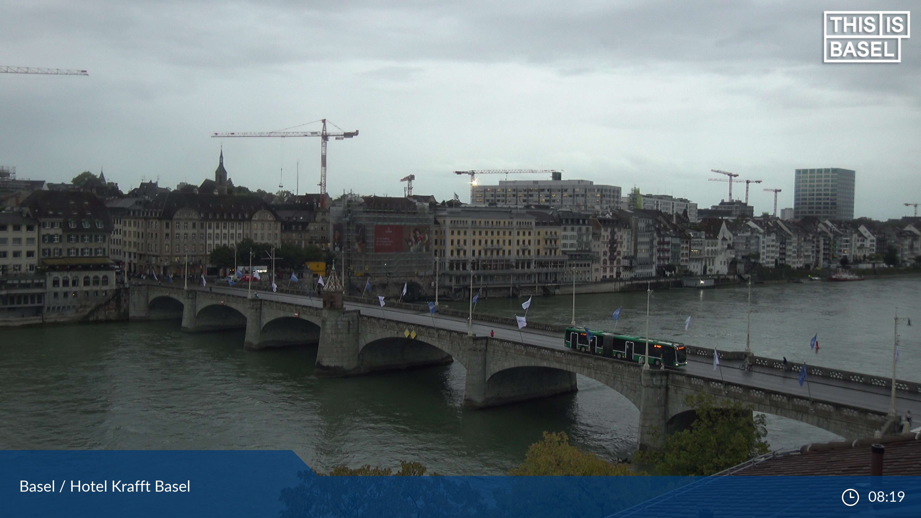 Basel: Middle Bridge, Basel - Martinskirche - Rhine Promenade - Pfalz - Basel Minster - Peterskirche - Wettsteinbrücke - Universität Basel - Spalentor