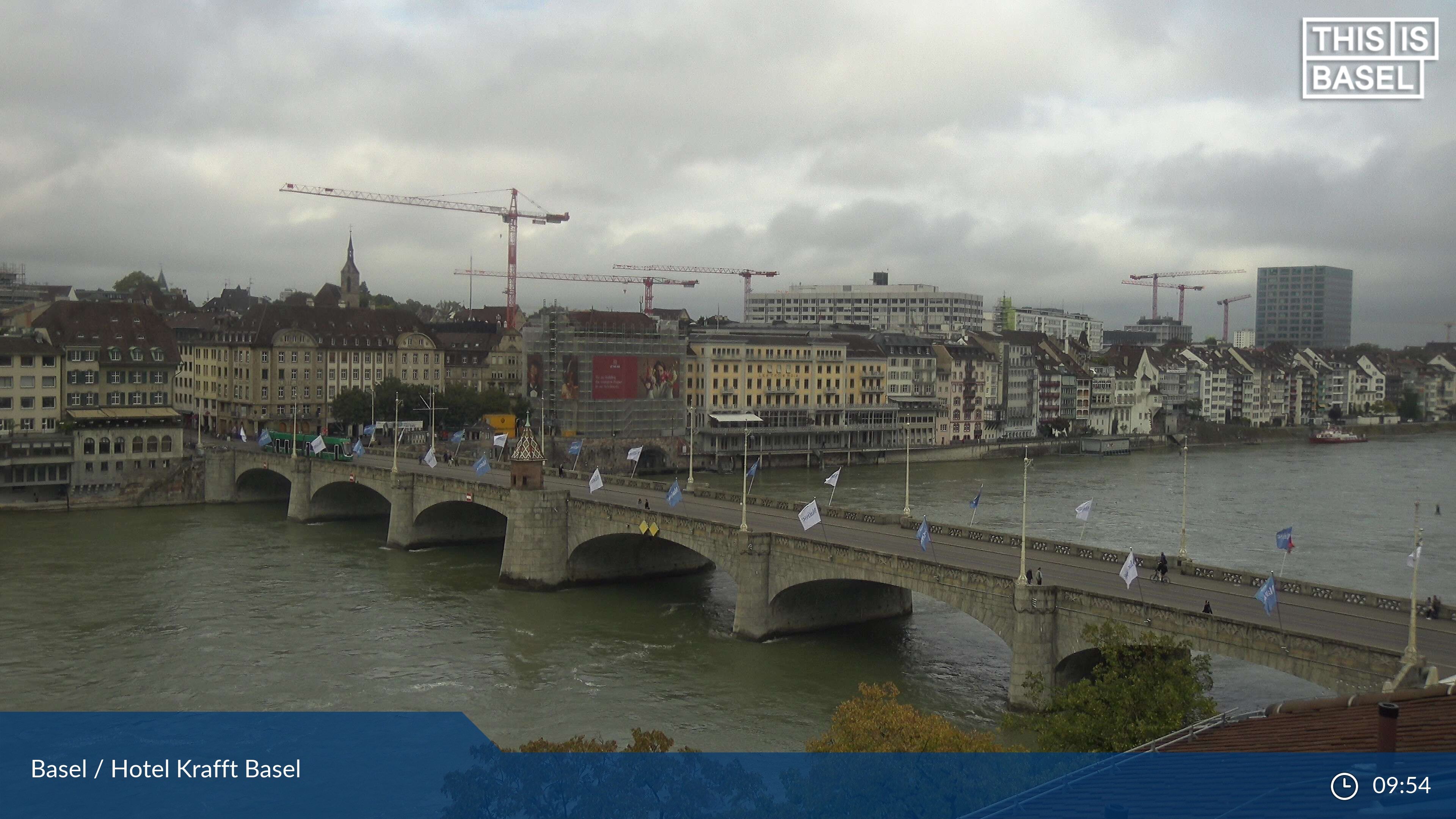 Basel: Middle Bridge, Basel - Martinskirche - Rhine Promenade - Pfalz - Basel Minster - Peterskirche - Wettsteinbrücke - Universität Basel - Spalentor