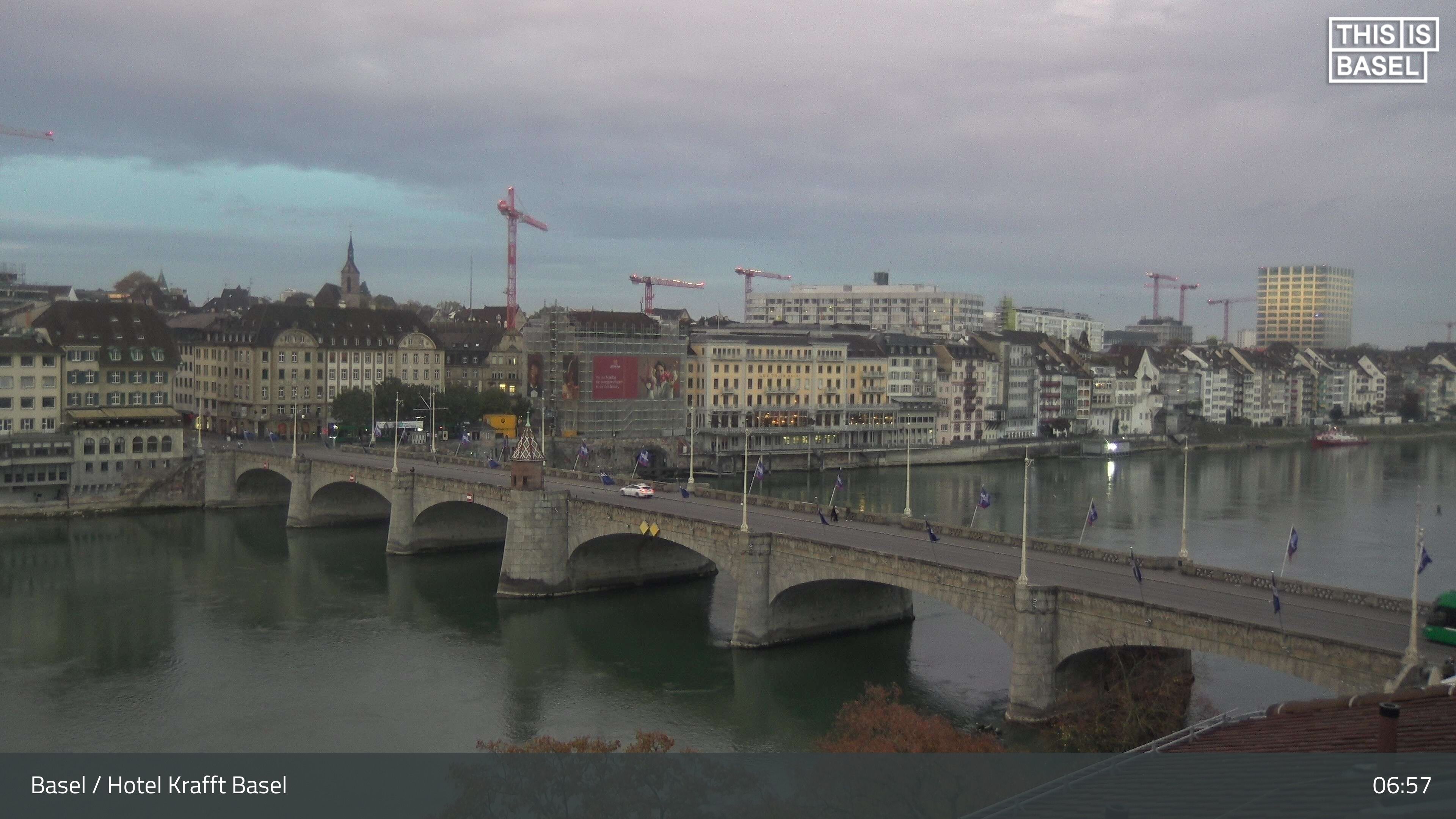 Basel: Middle Bridge, Basel - Martinskirche - Rhine Promenade - Pfalz - Basel Minster - Peterskirche - Wettsteinbrücke - Universität Basel - Spalentor