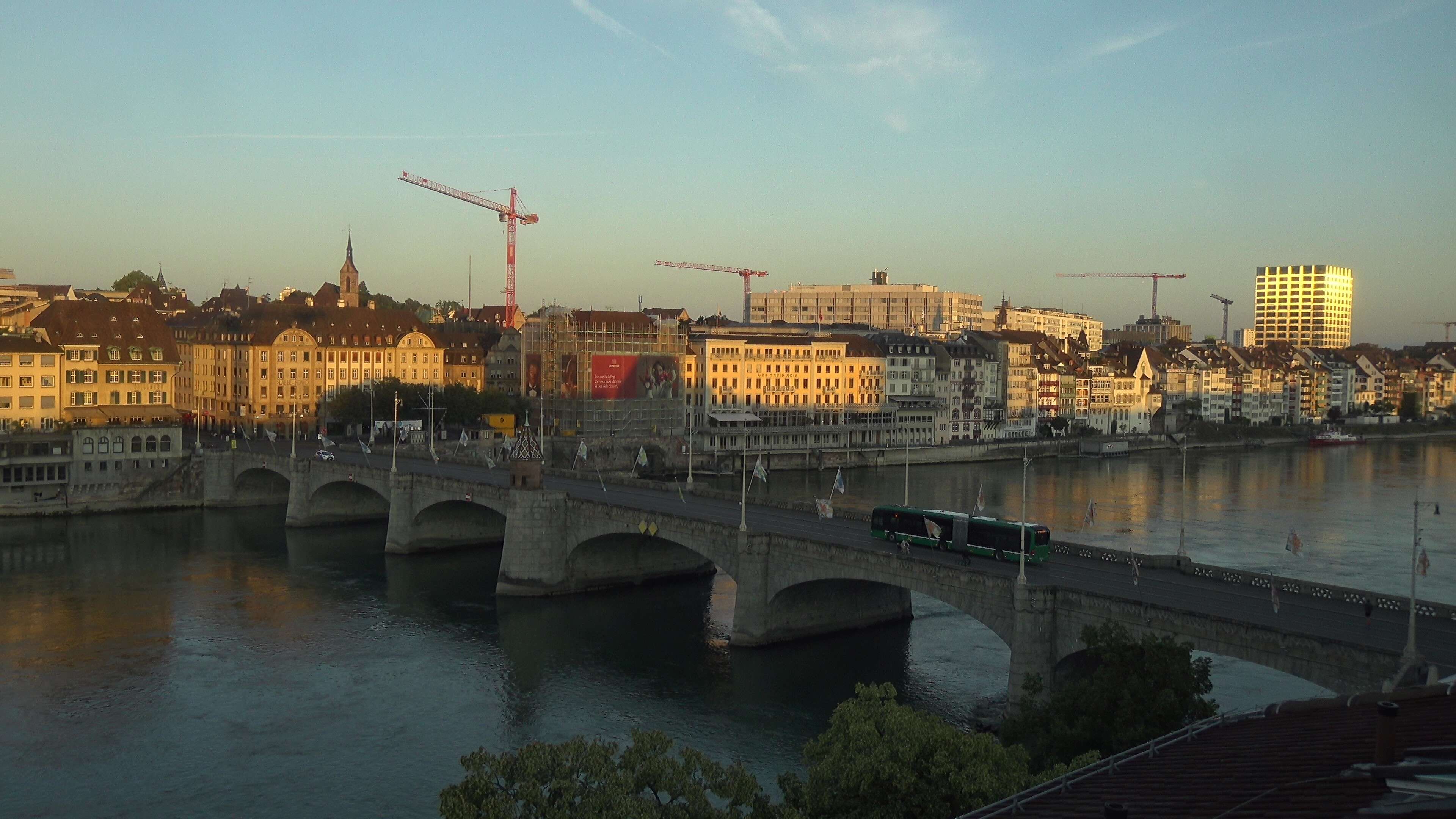 Basel: Middle Bridge, Basel - Martinskirche - Rhine Promenade - Pfalz - Basel Minster - Peterskirche - Wettsteinbrücke - Universität Basel - Spalentor