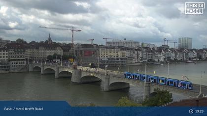 Basel: Middle Bridge, Basel - Martinskirche - Rhine Promenade - Pfalz - Basel Minster - Peterskirche - Wettsteinbrücke - Universität Basel - Spalentor