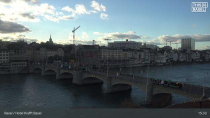 Basel: Middle Bridge, Basel - Martinskirche - Rhine Promenade - Pfalz - Basel Minster - Peterskirche - Wettsteinbrücke - Universität Basel - Spalentor