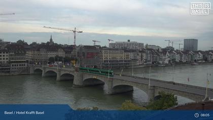 Basel: Middle Bridge, Basel - Martinskirche - Rhine Promenade - Pfalz - Basel Minster - Peterskirche - Wettsteinbrücke - Universität Basel - Spalentor