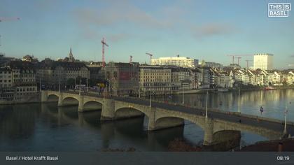 Basel: Middle Bridge, Basel - Martinskirche - Rhine Promenade - Pfalz - Basel Minster - Peterskirche - Wettsteinbrücke - Universität Basel - Spalentor