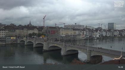 Basel: Middle Bridge, Basel - Martinskirche - Rhine Promenade - Pfalz - Basel Minster - Peterskirche - Wettsteinbrücke - Universität Basel - Spalentor