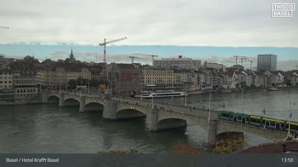 Basel: Middle Bridge, Basel - Martinskirche - Rhine Promenade - Pfalz - Basel Minster - Peterskirche - Wettsteinbrücke - Universität Basel - Spalentor