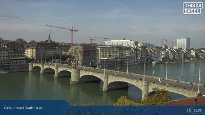 Basel: Middle Bridge, Basel - Martinskirche - Rhine Promenade - Pfalz - Basel Minster - Peterskirche - Wettsteinbrücke - Universität Basel - Spalentor