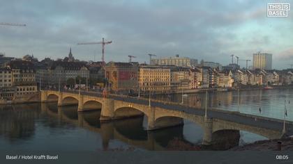 Basel: Middle Bridge, Basel - Martinskirche - Rhine Promenade - Pfalz - Basel Minster - Peterskirche - Wettsteinbrücke - Universität Basel - Spalentor