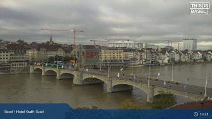 Basel: Middle Bridge, Basel - Martinskirche - Rhine Promenade - Pfalz - Basel Minster - Peterskirche - Wettsteinbrücke - Universität Basel - Spalentor