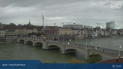 Basel: Middle Bridge, Basel - Martinskirche - Rhine Promenade - Pfalz - Basel Minster - Peterskirche - Wettsteinbrücke - Universität Basel - Spalentor