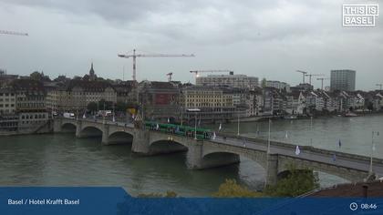 Basel: Middle Bridge, Basel - Martinskirche - Rhine Promenade - Pfalz - Basel Minster - Peterskirche - Wettsteinbrücke - Universität Basel - Spalentor