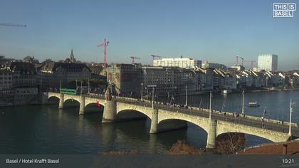 Basel: Middle Bridge, Basel - Martinskirche - Rhine Promenade - Pfalz - Basel Minster - Peterskirche - Wettsteinbrücke - Universität Basel - Spalentor