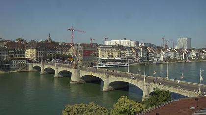 Basel: Middle Bridge, Basel - Martinskirche - Rhine Promenade - Pfalz - Basel Minster - Peterskirche - Wettsteinbrücke - Universität Basel - Spalentor