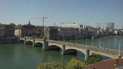 Basel: Middle Bridge, Basel - Martinskirche - Rhine Promenade - Pfalz - Basel Minster - Peterskirche - Wettsteinbrücke - Universität Basel - Spalentor