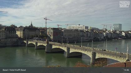 Basel: Middle Bridge, Basel - Martinskirche - Rhine Promenade - Pfalz - Basel Minster - Peterskirche - Wettsteinbrücke - Universität Basel - Spalentor