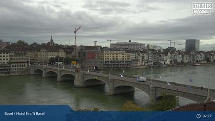 Basel: Middle Bridge, Basel - Martinskirche - Rhine Promenade - Pfalz - Basel Minster - Peterskirche - Wettsteinbrücke - Universität Basel - Spalentor