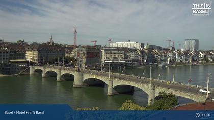 Basel: Middle Bridge, Basel - Martinskirche - Rhine Promenade - Pfalz - Basel Minster - Peterskirche - Wettsteinbrücke - Universität Basel - Spalentor