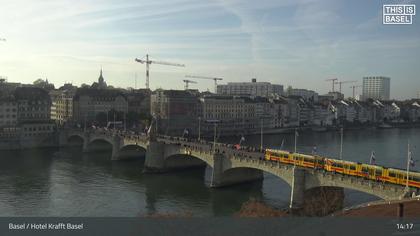 Basel: Middle Bridge, Basel - Martinskirche - Rhine Promenade - Pfalz - Basel Minster - Peterskirche - Wettsteinbrücke - Universität Basel - Spalentor