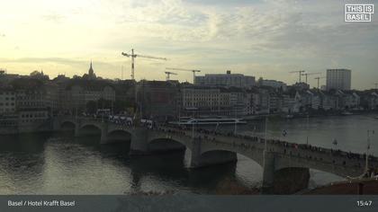 Basel: Middle Bridge, Basel - Martinskirche - Rhine Promenade - Pfalz - Basel Minster - Peterskirche - Wettsteinbrücke - Universität Basel - Spalentor