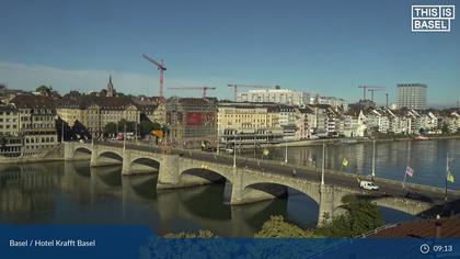 Basel: Middle Bridge, Basel - Martinskirche - Rhine Promenade - Pfalz - Basel Minster - Peterskirche - Wettsteinbrücke - Universität Basel - Spalentor