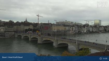 Basel: Middle Bridge, Basel - Martinskirche - Rhine Promenade - Pfalz - Basel Minster - Peterskirche - Wettsteinbrücke - Universität Basel - Spalentor