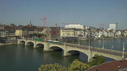 Basel: Middle Bridge, Basel - Martinskirche - Rhine Promenade - Pfalz - Basel Minster - Peterskirche - Wettsteinbrücke - Universität Basel - Spalentor