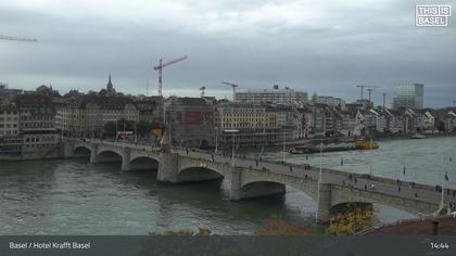 Basel: Middle Bridge, Basel - Martinskirche - Rhine Promenade - Pfalz - Basel Minster - Peterskirche - Wettsteinbrücke - Universität Basel - Spalentor