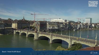 Basel: Middle Bridge, Basel - Martinskirche - Rhine Promenade - Pfalz - Basel Minster - Peterskirche - Wettsteinbrücke - Universität Basel - Spalentor