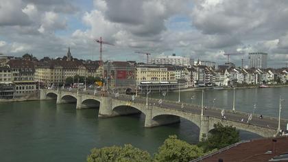 Basel: Middle Bridge, Basel - Martinskirche - Rhine Promenade - Pfalz - Basel Minster - Peterskirche - Wettsteinbrücke - Universität Basel - Spalentor