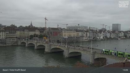 Basel: Middle Bridge, Basel - Martinskirche - Rhine Promenade - Pfalz - Basel Minster - Peterskirche - Wettsteinbrücke - Universität Basel - Spalentor