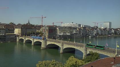 Basel: Middle Bridge, Basel - Martinskirche - Rhine Promenade - Pfalz - Basel Minster - Peterskirche - Wettsteinbrücke - Universität Basel - Spalentor