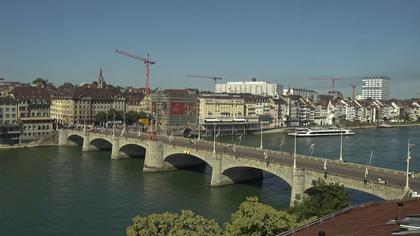 Basel: Middle Bridge, Basel - Martinskirche - Rhine Promenade - Pfalz - Basel Minster - Peterskirche - Wettsteinbrücke - Universität Basel - Spalentor