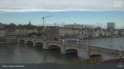 Basel: Middle Bridge, Basel - Martinskirche - Rhine Promenade - Pfalz - Basel Minster - Peterskirche - Wettsteinbrücke - Universität Basel - Spalentor