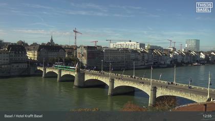 Basel: Middle Bridge, Basel - Martinskirche - Rhine Promenade - Pfalz - Basel Minster - Peterskirche - Wettsteinbrücke - Universität Basel - Spalentor