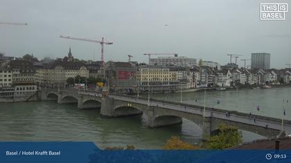 Basel: Middle Bridge, Basel - Martinskirche - Rhine Promenade - Pfalz - Basel Minster - Peterskirche - Wettsteinbrücke - Universität Basel - Spalentor