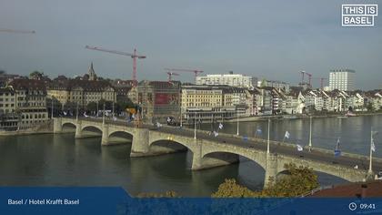 Basel: Middle Bridge, Basel - Martinskirche - Rhine Promenade - Pfalz - Basel Minster - Peterskirche - Wettsteinbrücke - Universität Basel - Spalentor