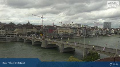 Basel: Middle Bridge, Basel - Martinskirche - Rhine Promenade - Pfalz - Basel Minster - Peterskirche - Wettsteinbrücke - Universität Basel - Spalentor